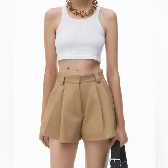 Alexander Wang Pants - Authentic Alexander Wang High Waisted Flared Shorts